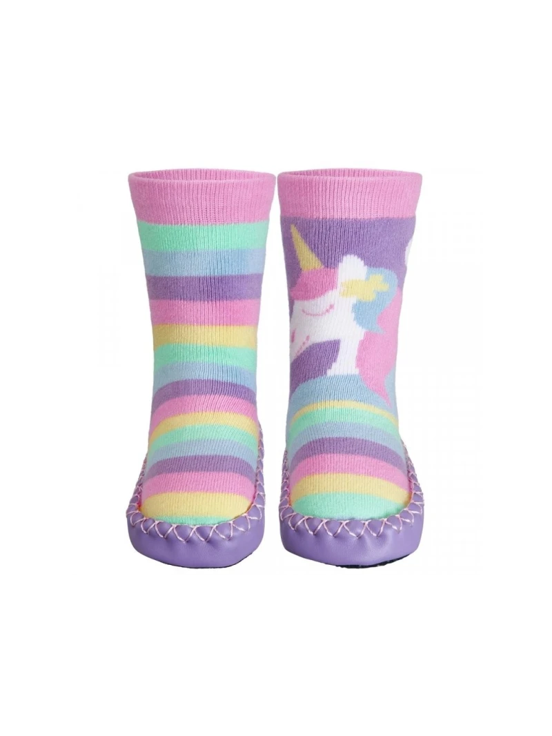 Dievčenské protišmykové ponožky/papučky