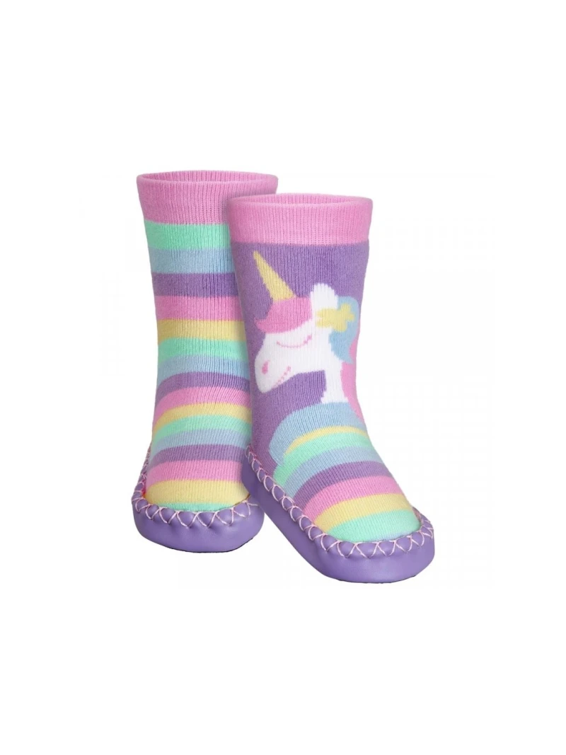 Dievčenské protišmykové ponožky/papučky