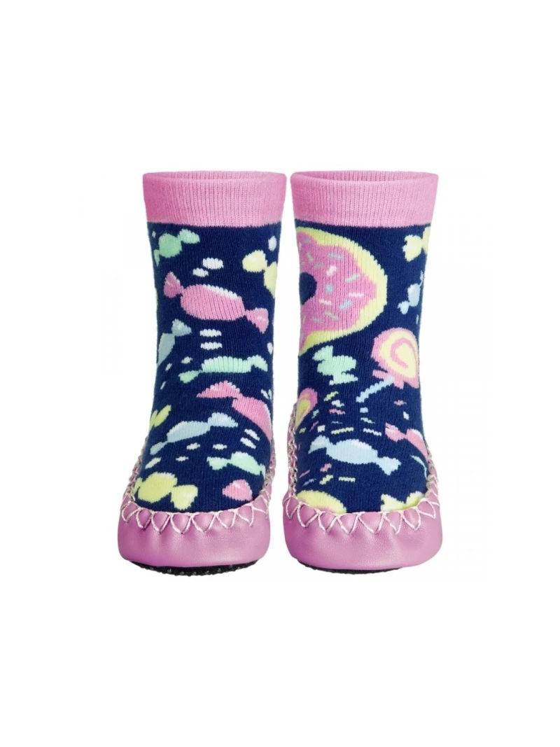 Dievčenské protišmykové ponožky/papučky