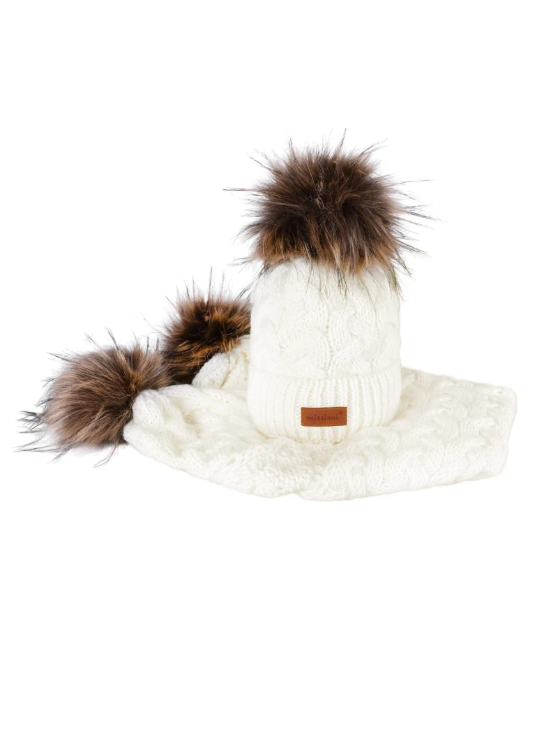 Zimný komplet čiapka a šál