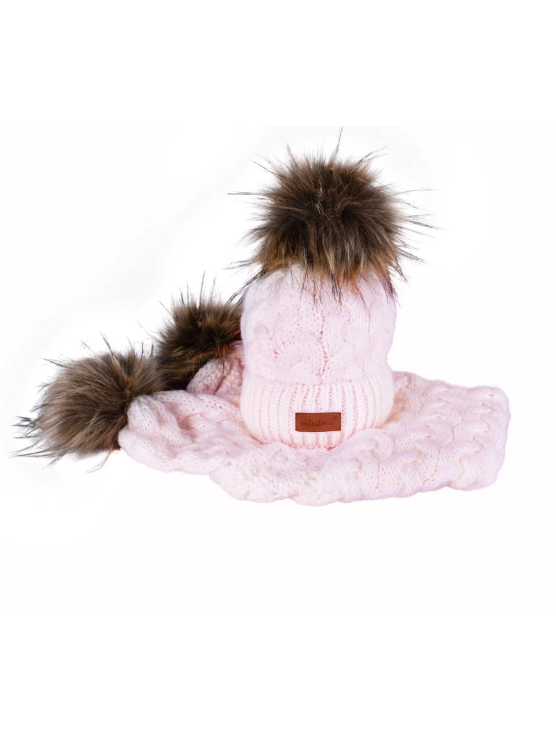 Zimný komplet čiapka a šál