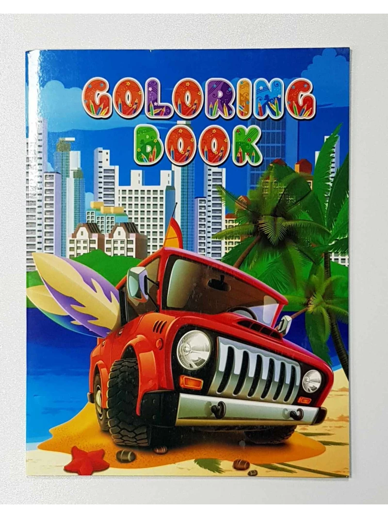 Coloring book dopravné prostriedky