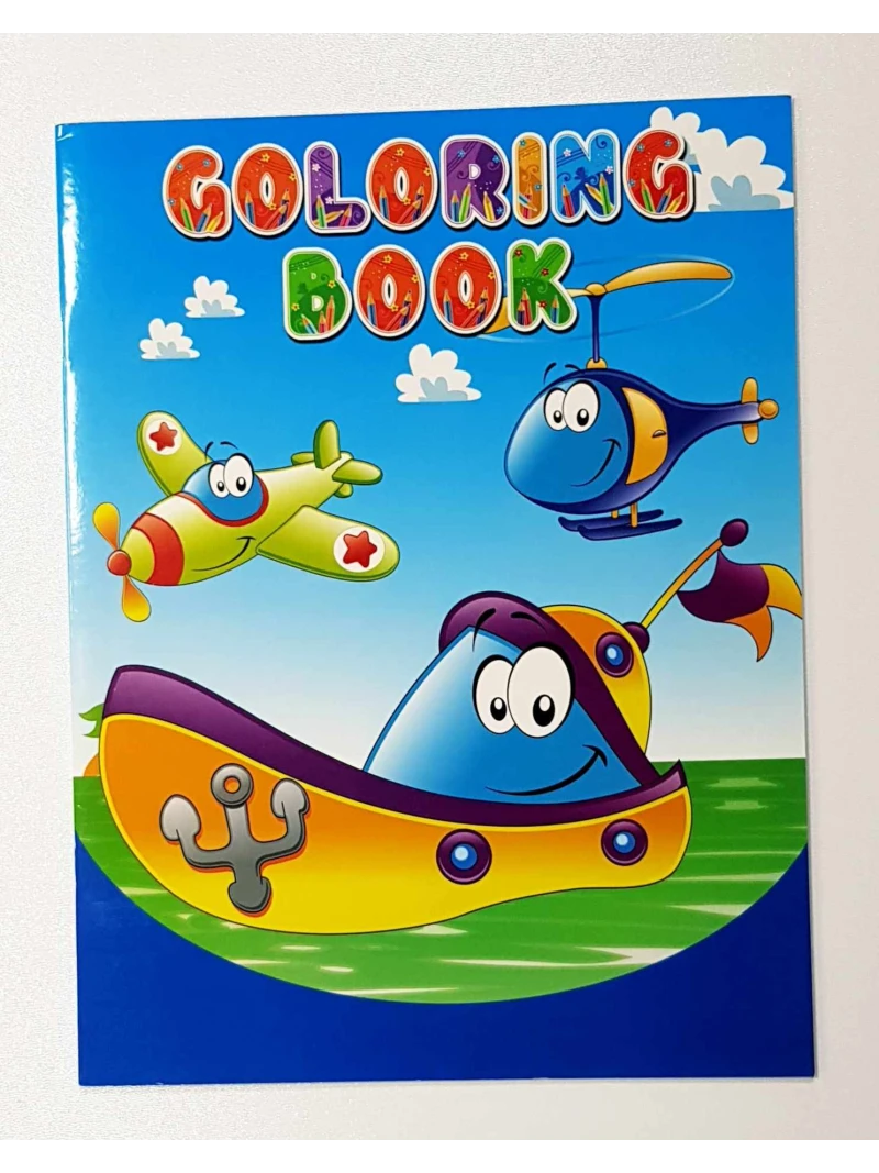 Coloring book dopravné prostriedky