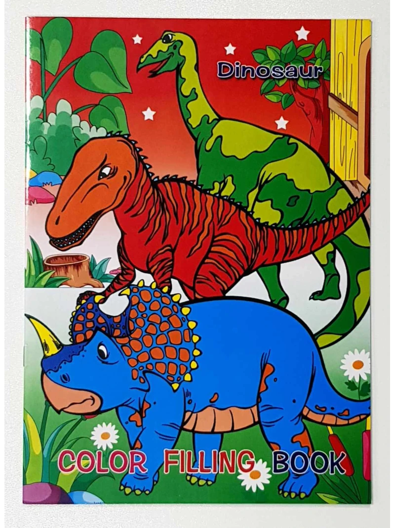 Coloring book dinosauri