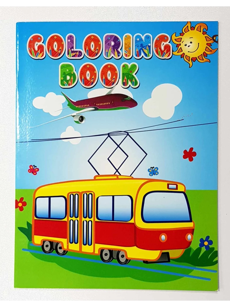 Coloring book dopravné prostriedky