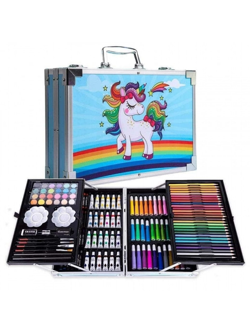 Detský kufrík na maľovanie, dve farby