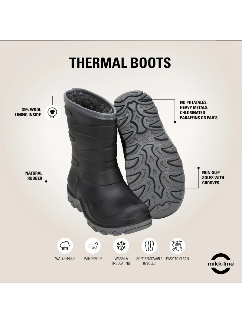 MIKK LINE termo gumáky na jeseň zima