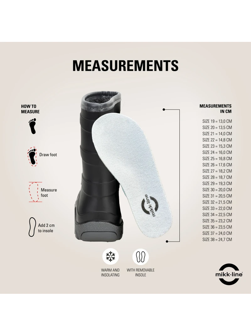 MIKK LINE termo gumáky na jeseň zima