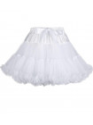 Dievčenská tutu sukňa biela