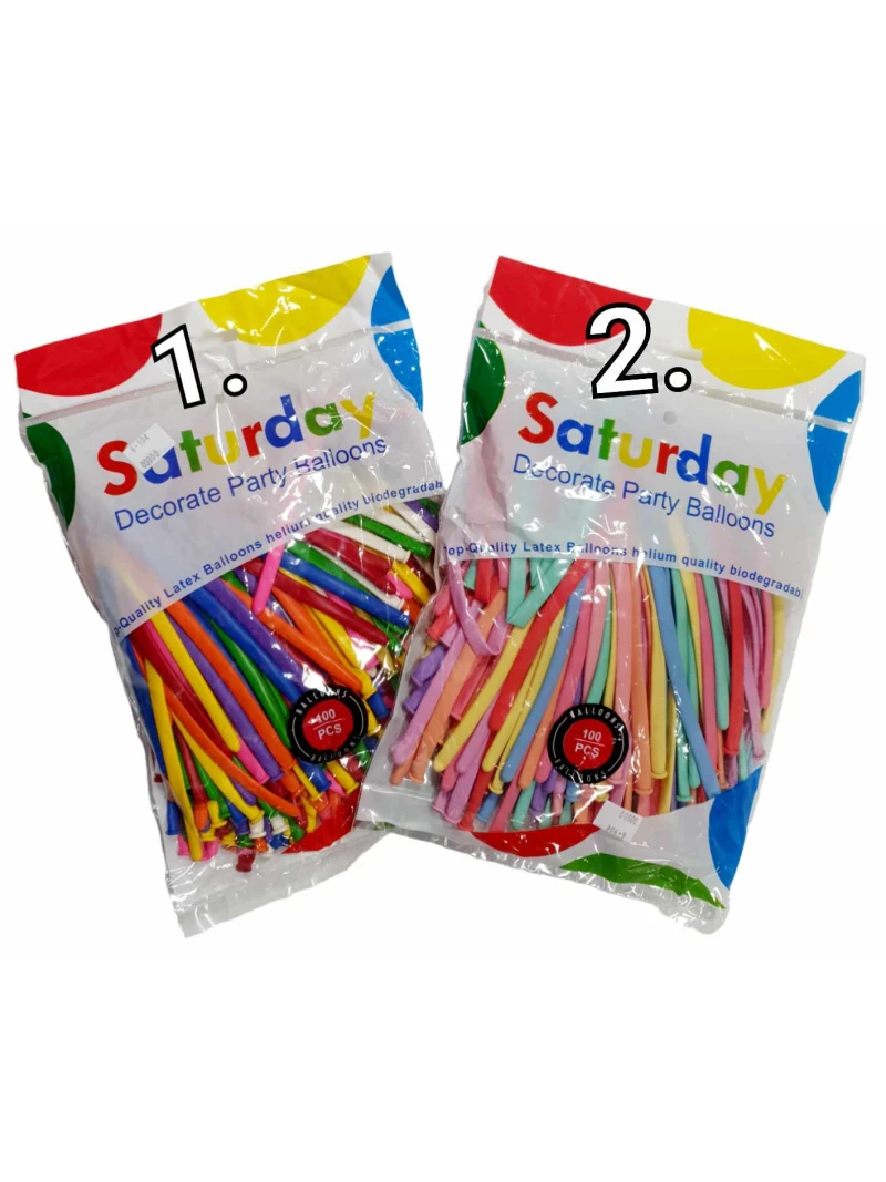 Párty balóny 100ks viacfarebné