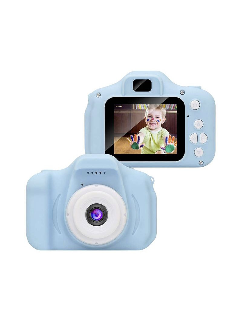 Digitálny detský fotoaparát v modrej farbe