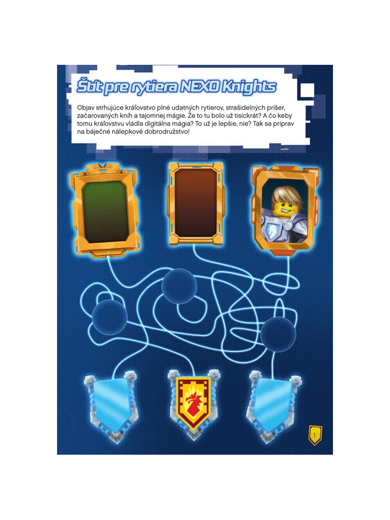 Detská kniha  LEGO® NEXO KNIGHTS™ Priprav sa, pozor, lep!