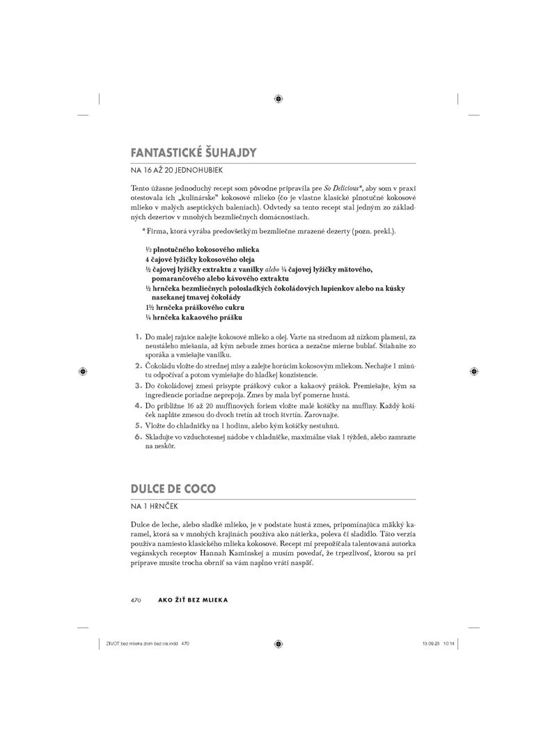 Kniha Život bez mlieka