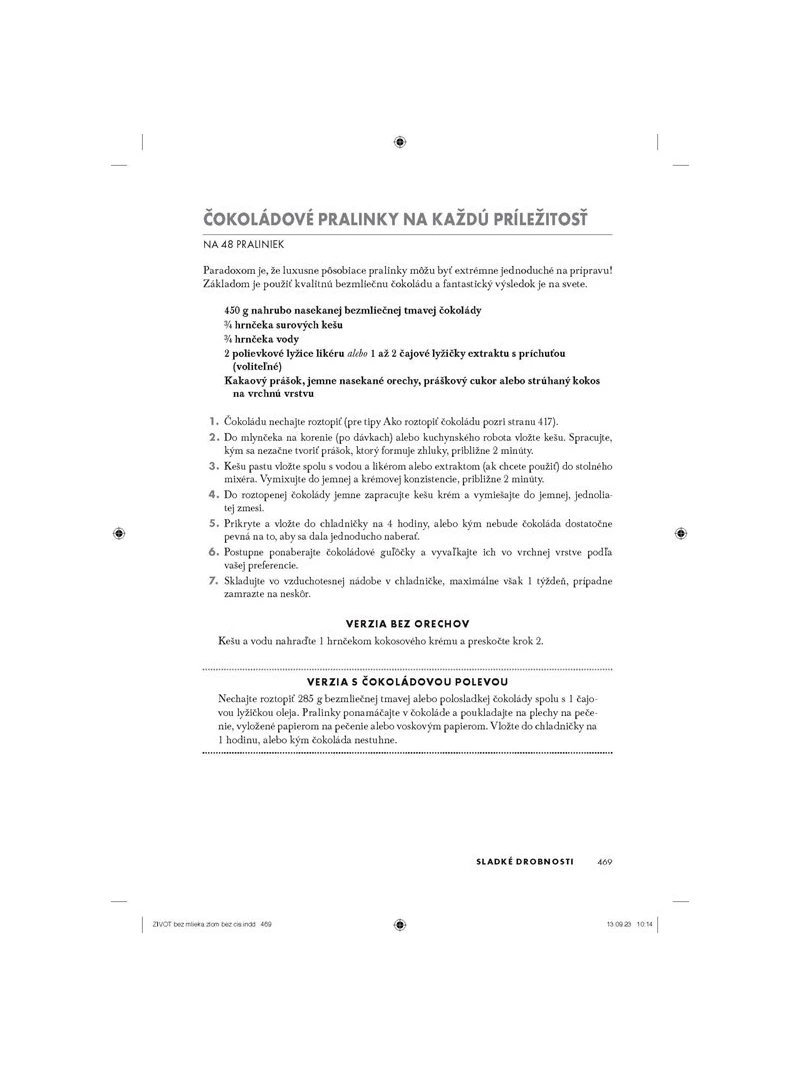 Kniha Život bez mlieka