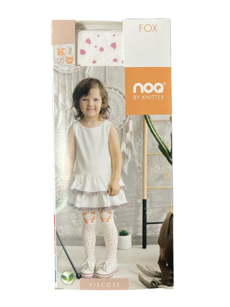 Detské pančuchy FOX - MILK ROSE