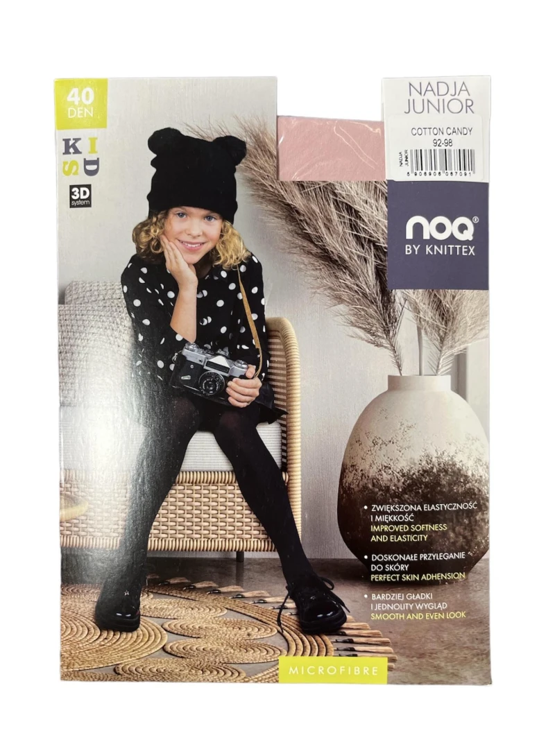 Dievčenské silonky NADJA - COTTON CANDY rúžové