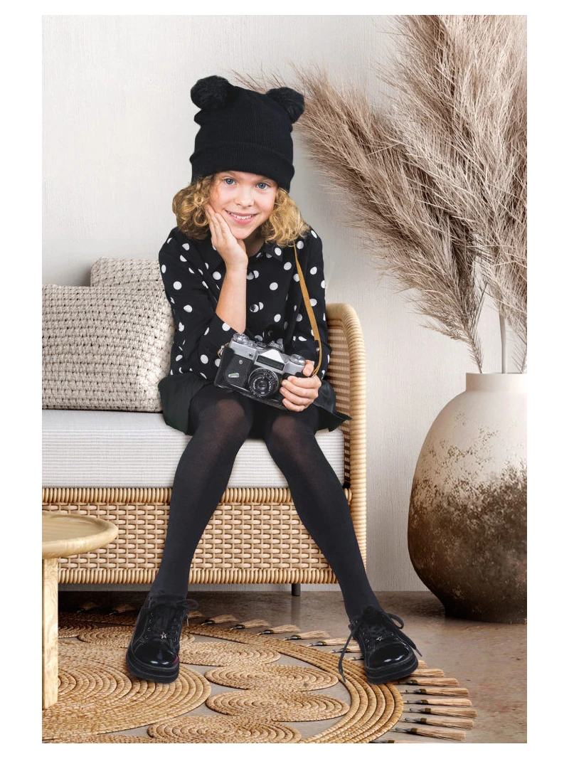 Dievčenské silonky NADJA - BIANCO biele