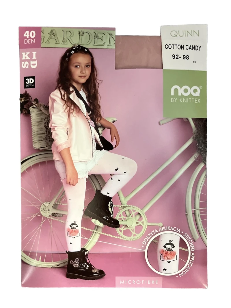 Detské silonky QUINN - COTTON CANDY rúžová