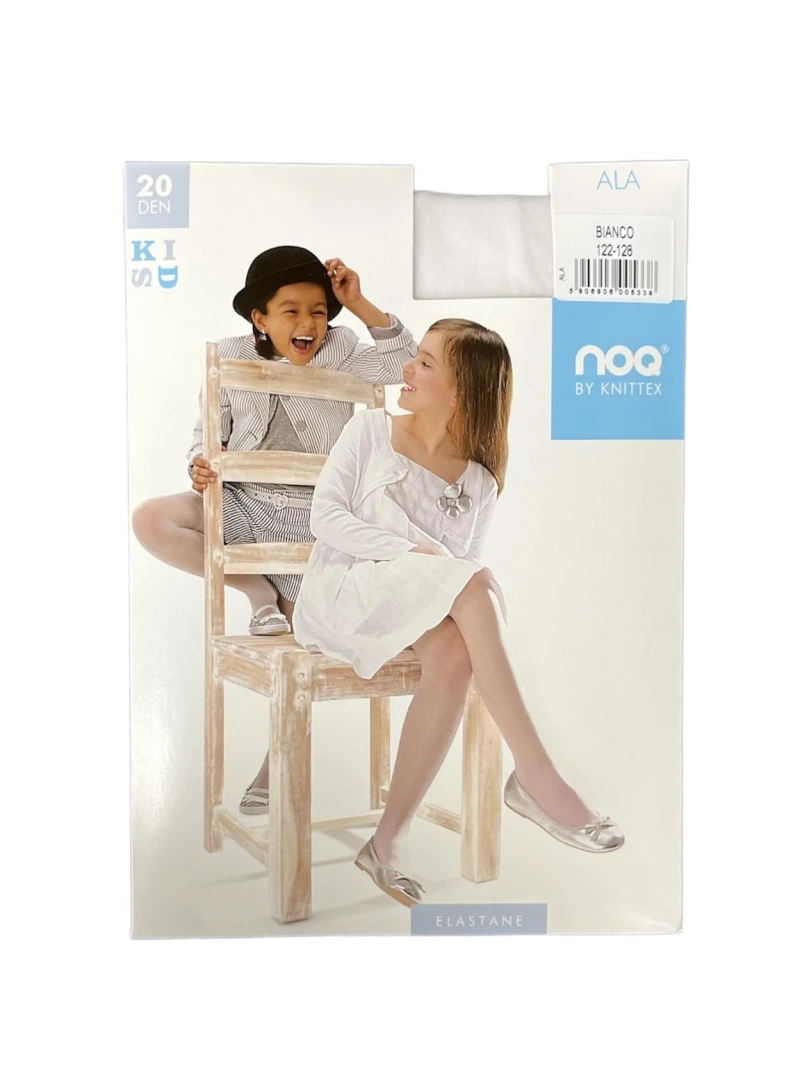 Dievčenské silonky ALA - BIANCO biela