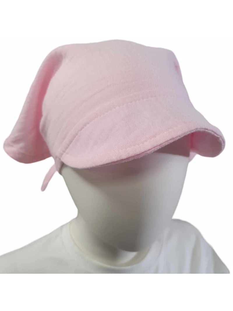 Mušelínová detská šatka so šiltom viac farieb