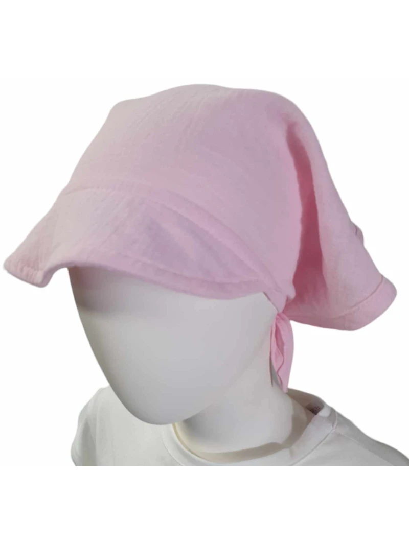 Mušelínová detská šatka so šiltom viac farieb