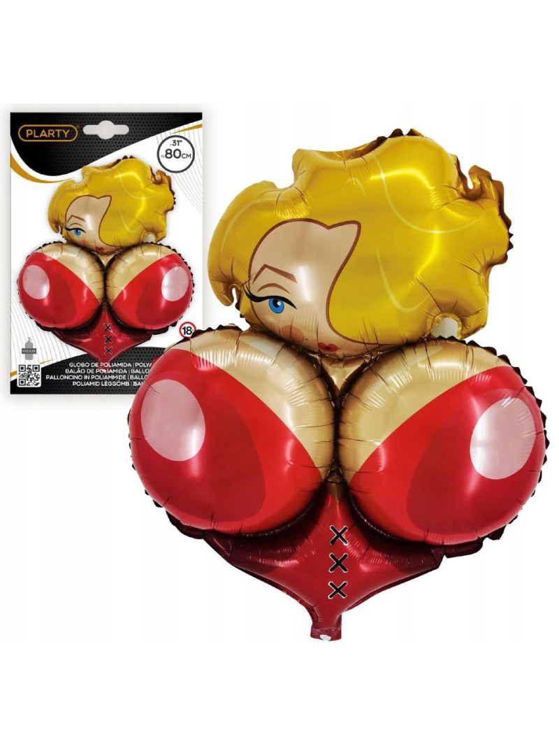 Fóliový balón na rozlúčku so slobodou sexi blondína