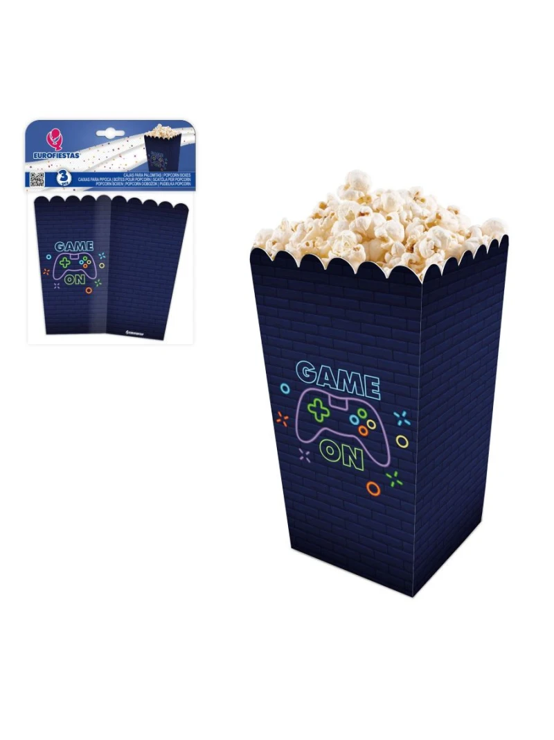 Popcorn box - GAME (3ks v balení)