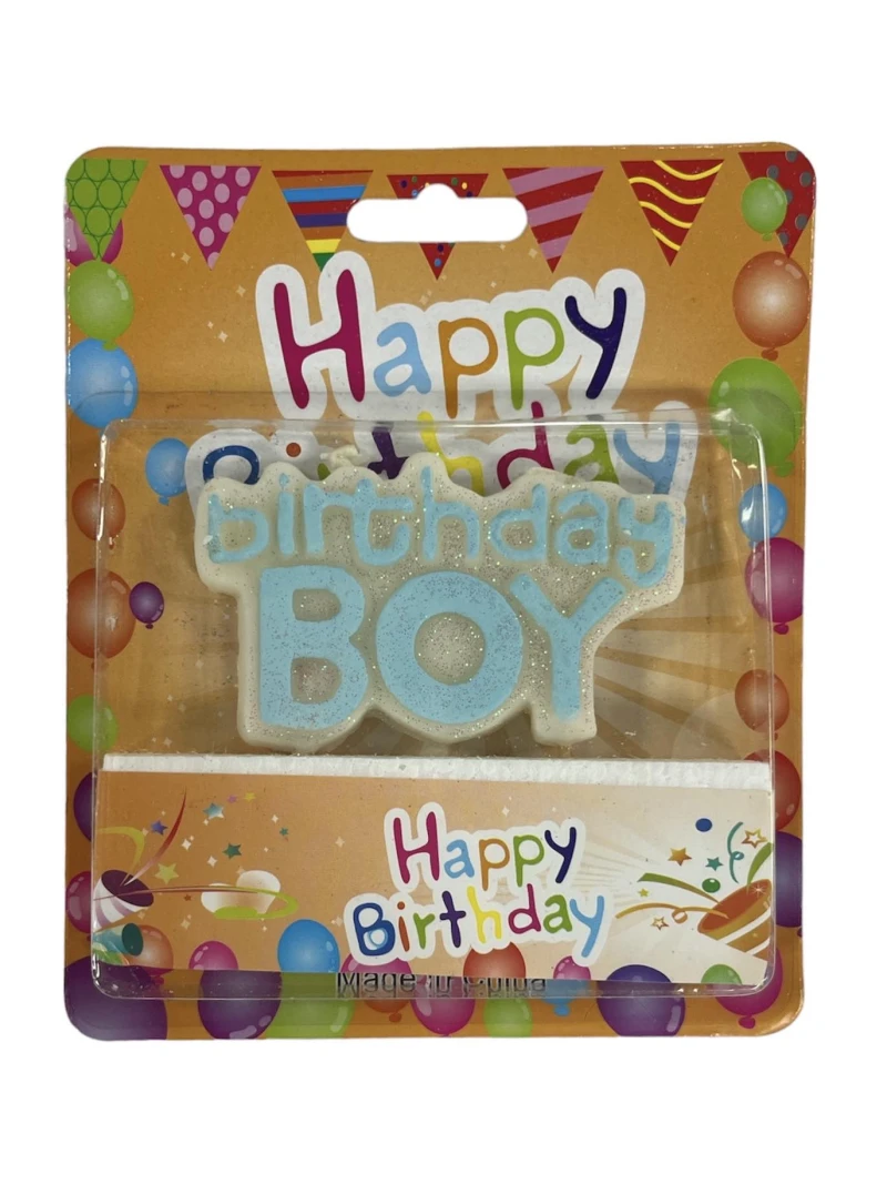 Narodeninová sviečka na tortu - BIRTHDAY GIRL/BOY