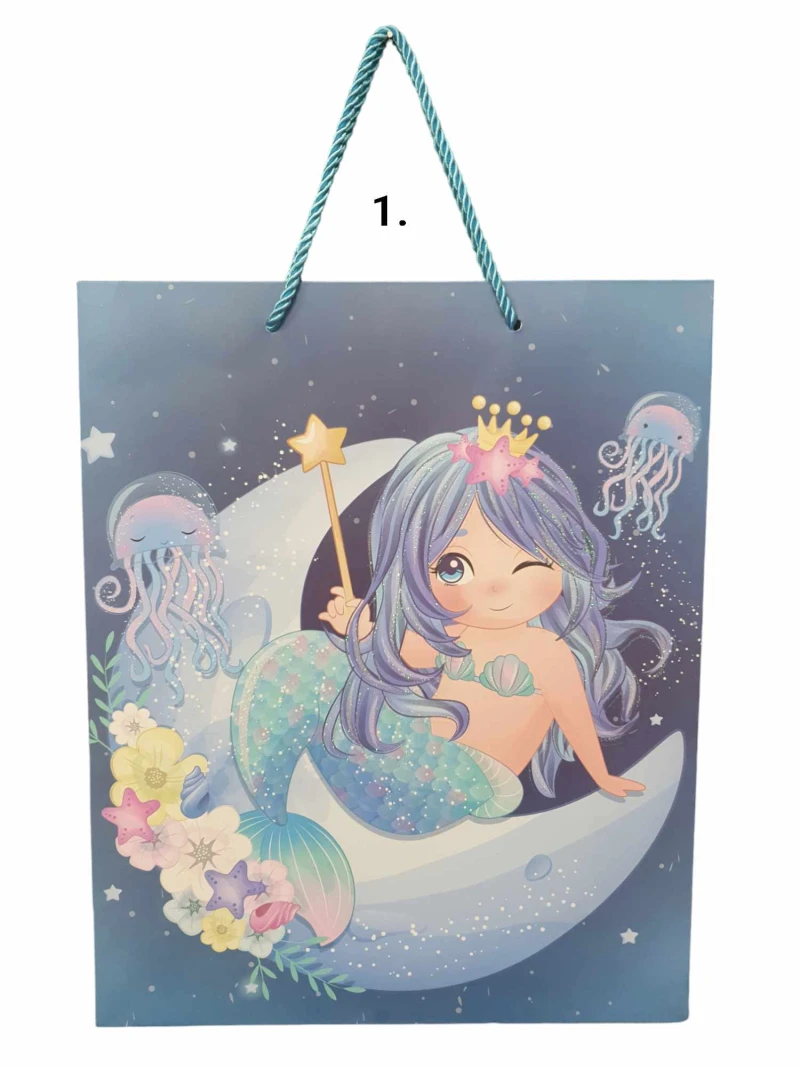 Detská ozdobná taška na darčeky veľká viac druhov