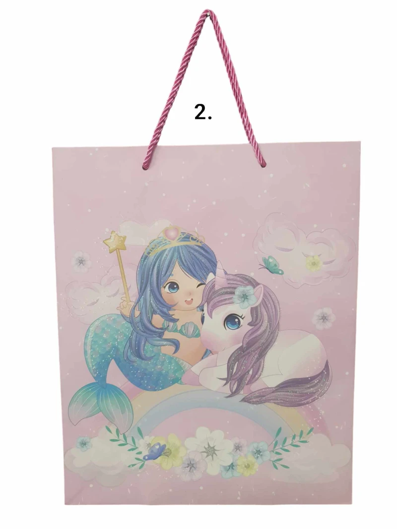 Detská ozdobná taška na darčeky veľká viac druhov