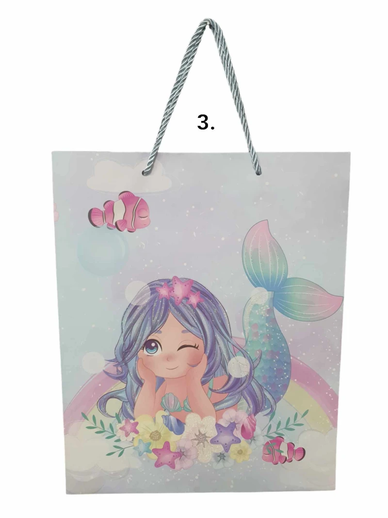 Detská ozdobná taška na darčeky veľká viac druhov