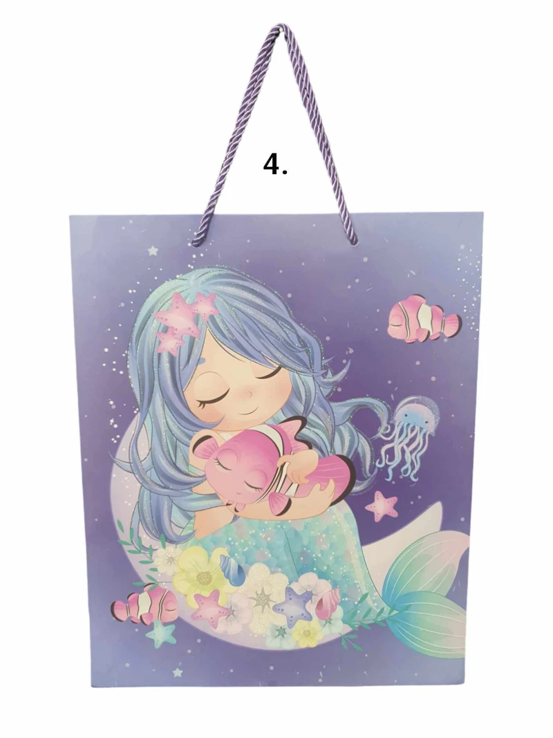 Detská ozdobná taška na darčeky veľká viac druhov