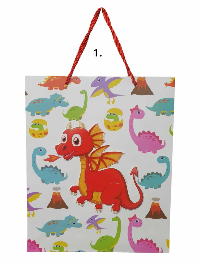 Detská ozdobná taška na darčeky veľká viac druhov