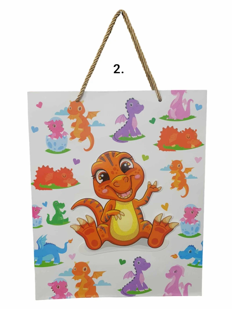 Detská ozdobná taška na darčeky veľká viac druhov