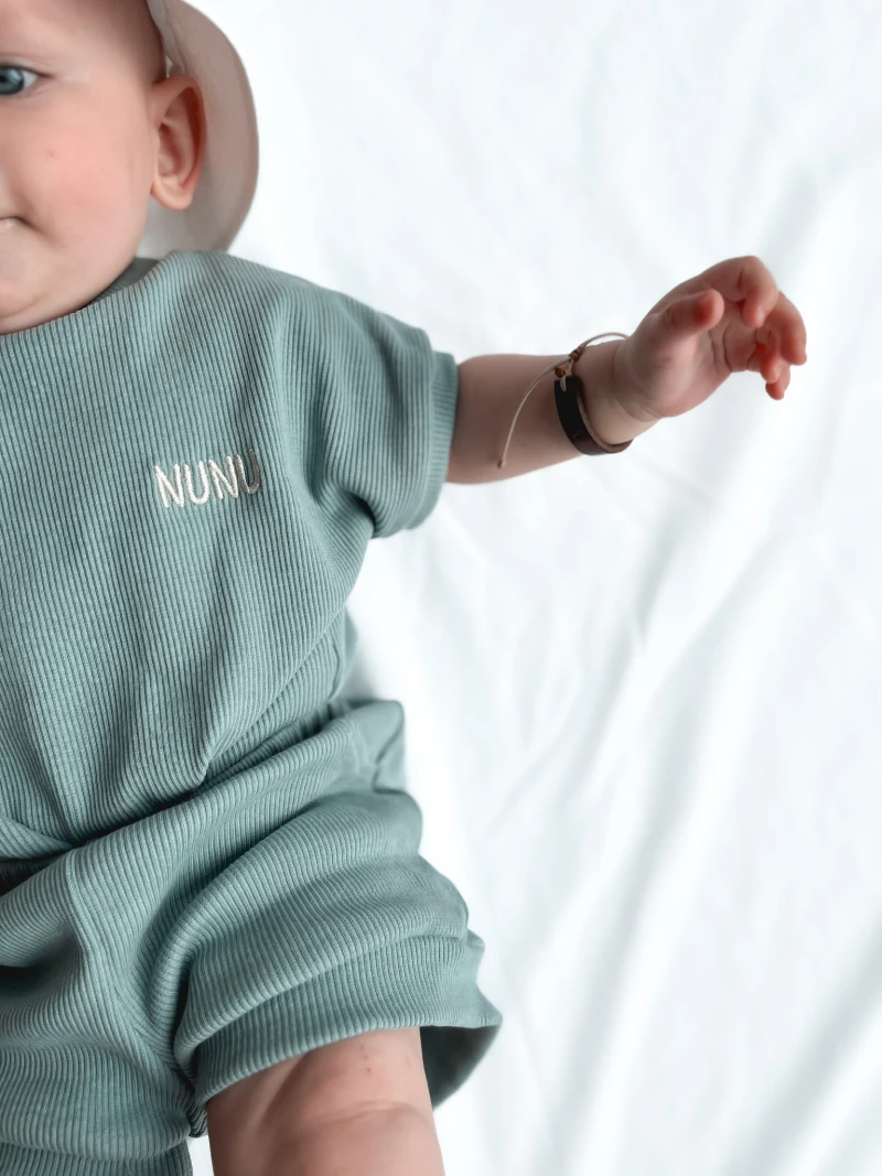 Detské body s krátkym rukávom 2 farby