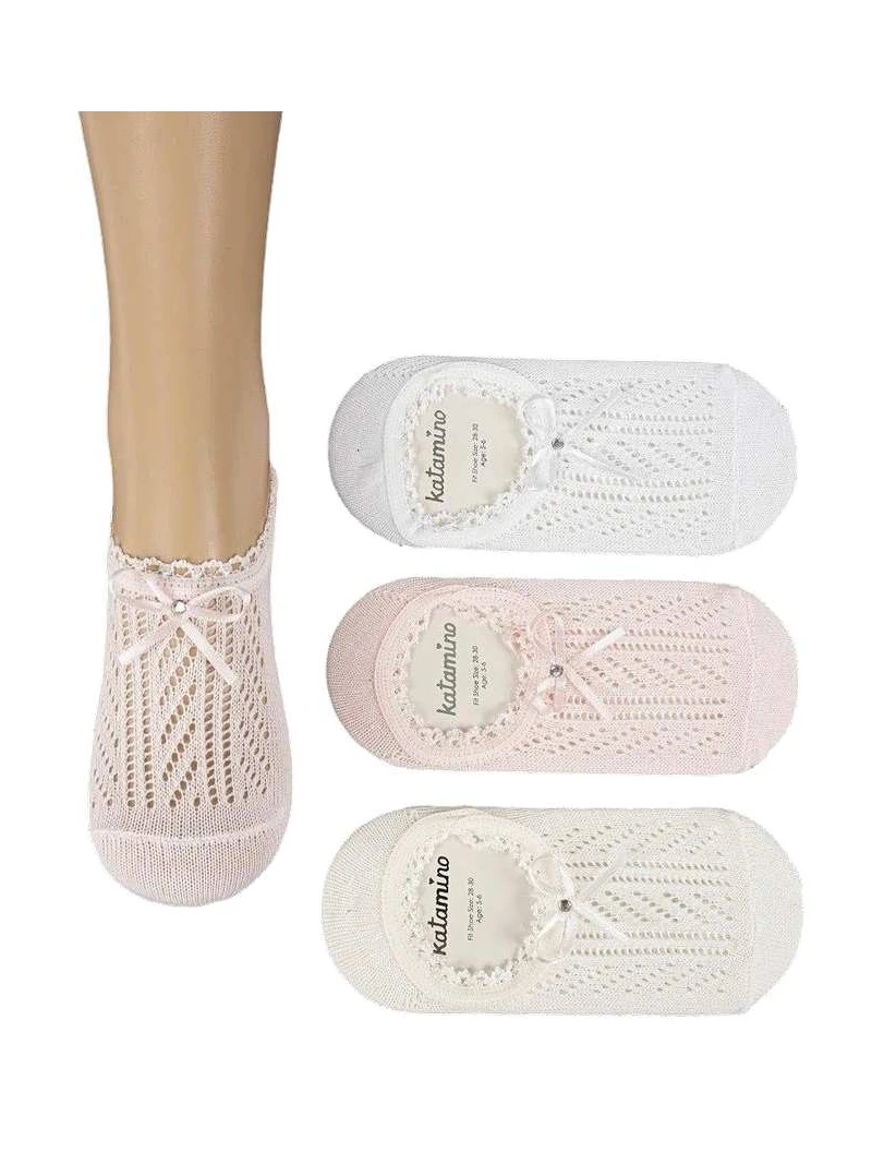 Dievčenské ponožkové ťapky 3 farby