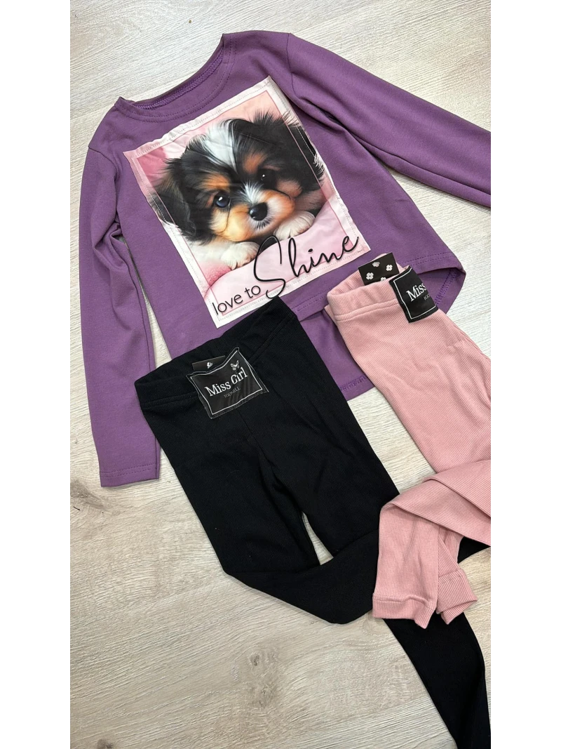 Dievčenské legíny, viac farieb