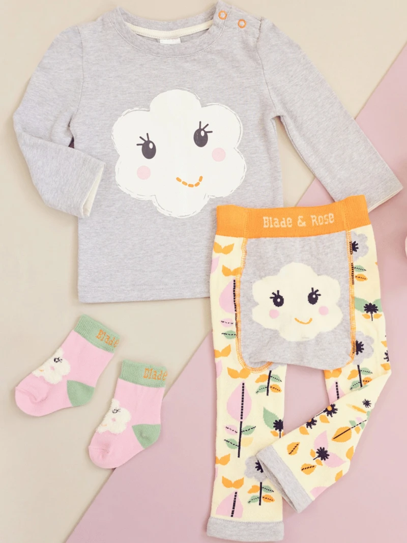 BLADE and ROSE tričko Obláčik