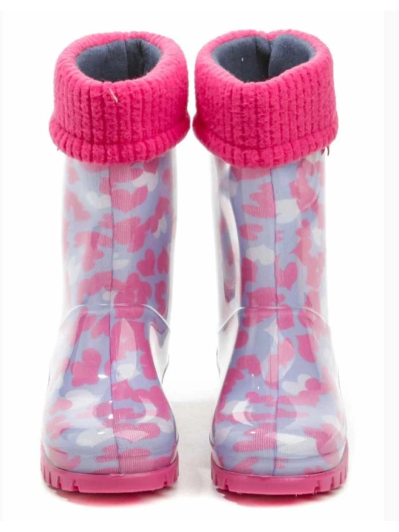 Zateplené gumáky DEMAR - srdiečko