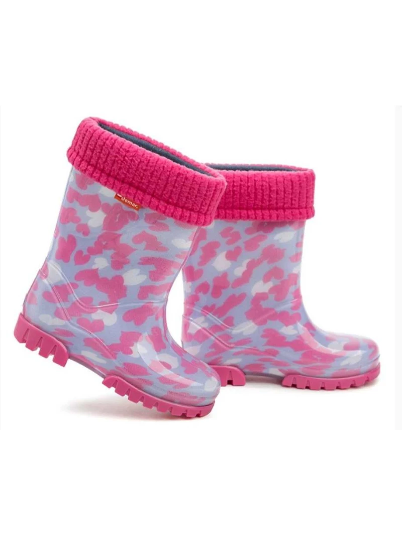 Zateplené gumáky DEMAR - srdiečko