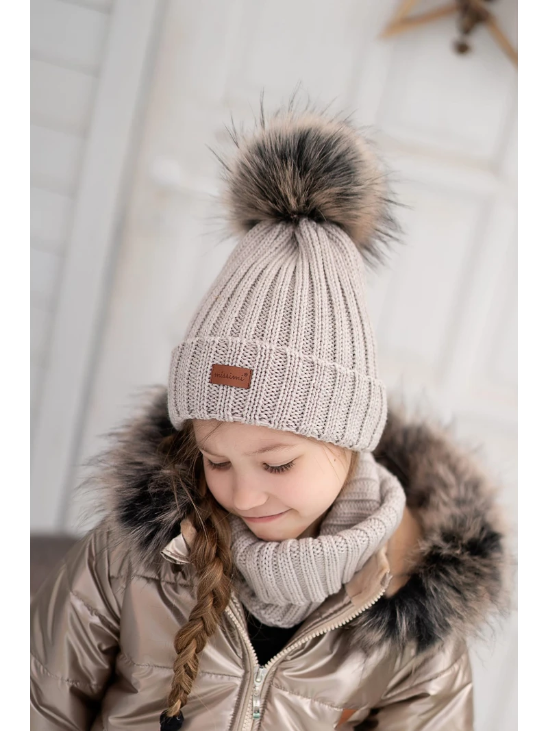 Detský zimný set čiapka a nákrčník viac farieb