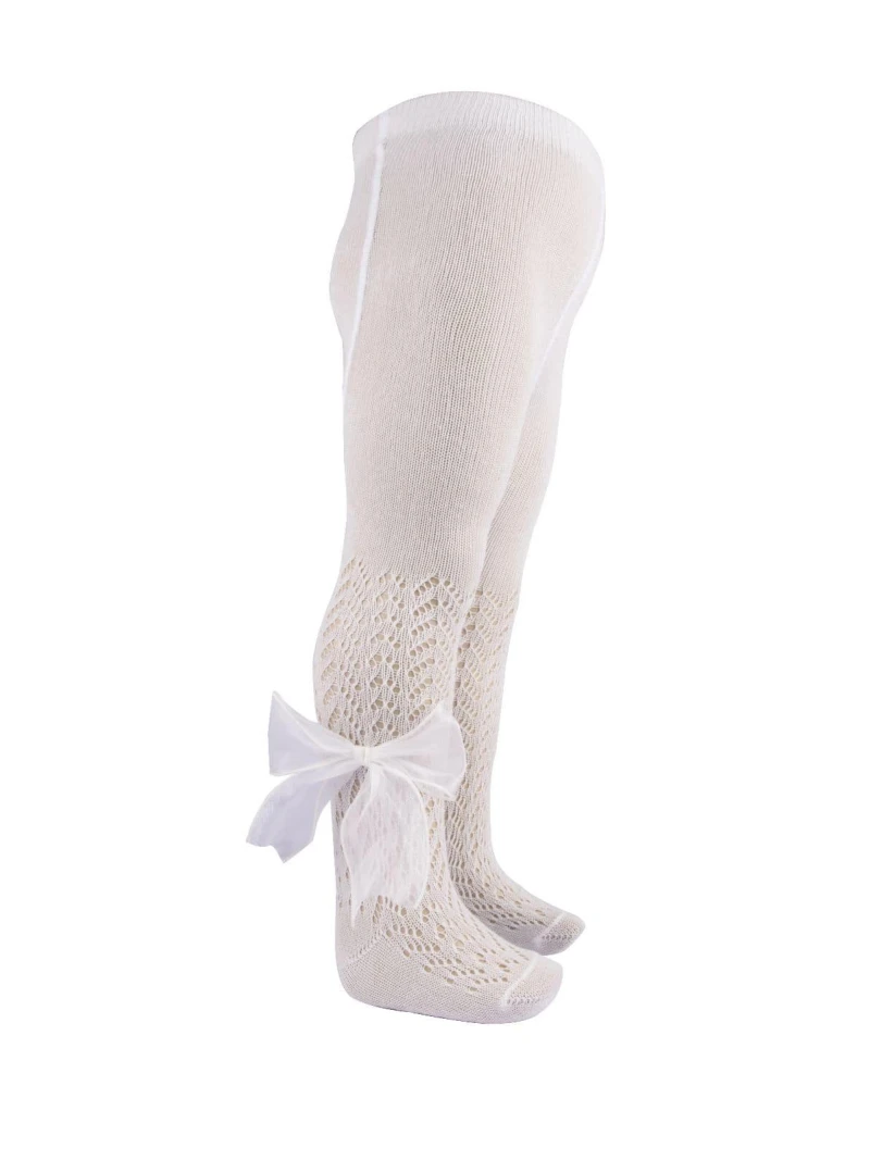 Nena Bebe dievčenské pančušky s mašľou viac farieb