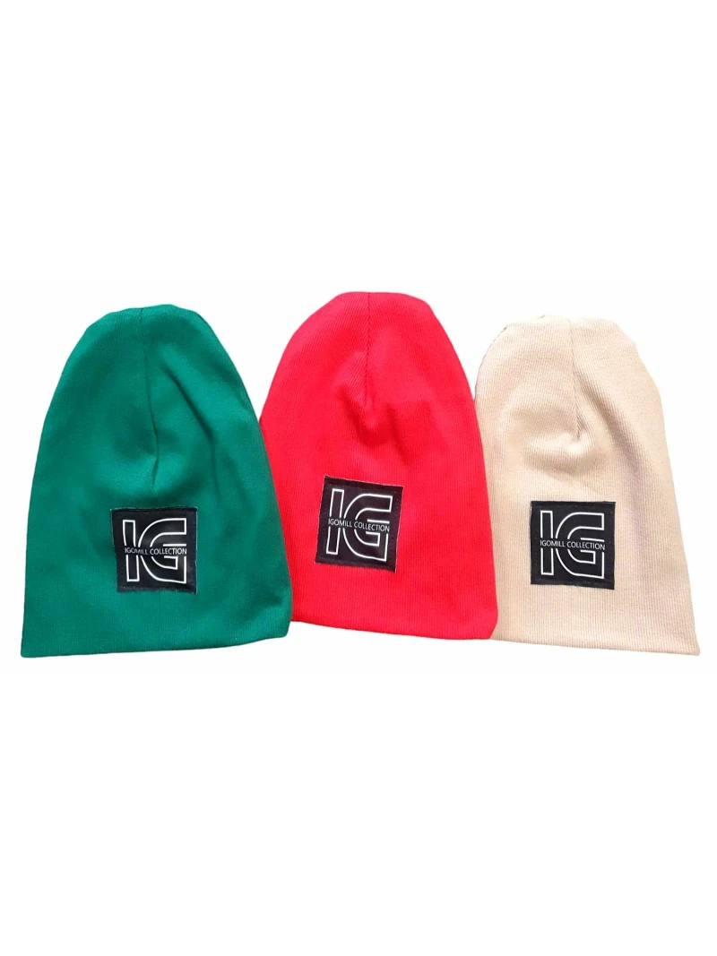 Dievčenská prechodná čiapka béžová 2 farby