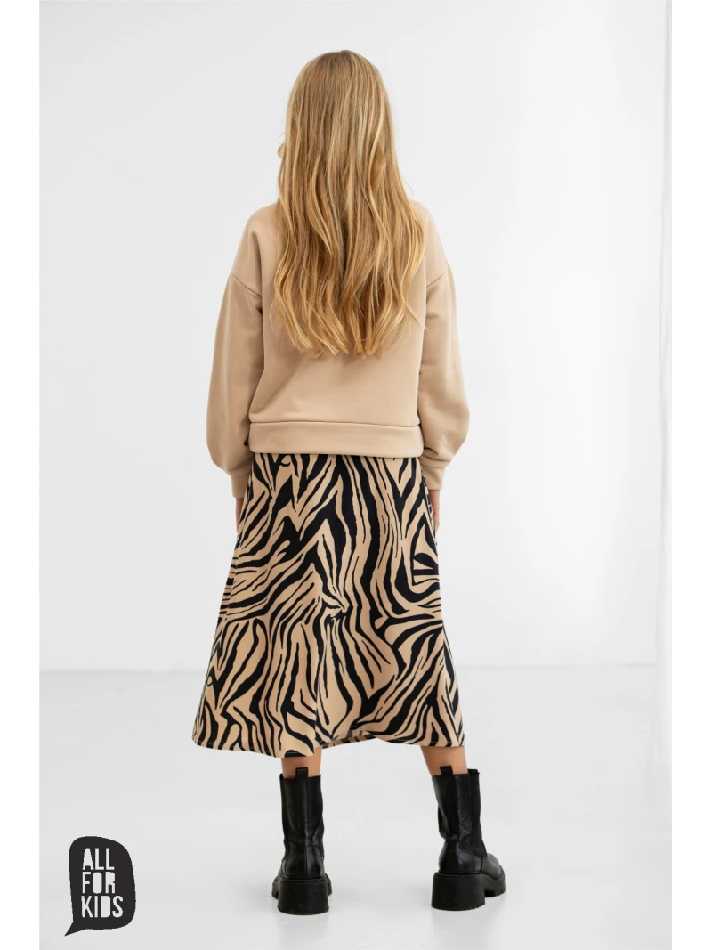 Dievčenský mikina LEO BEIGE