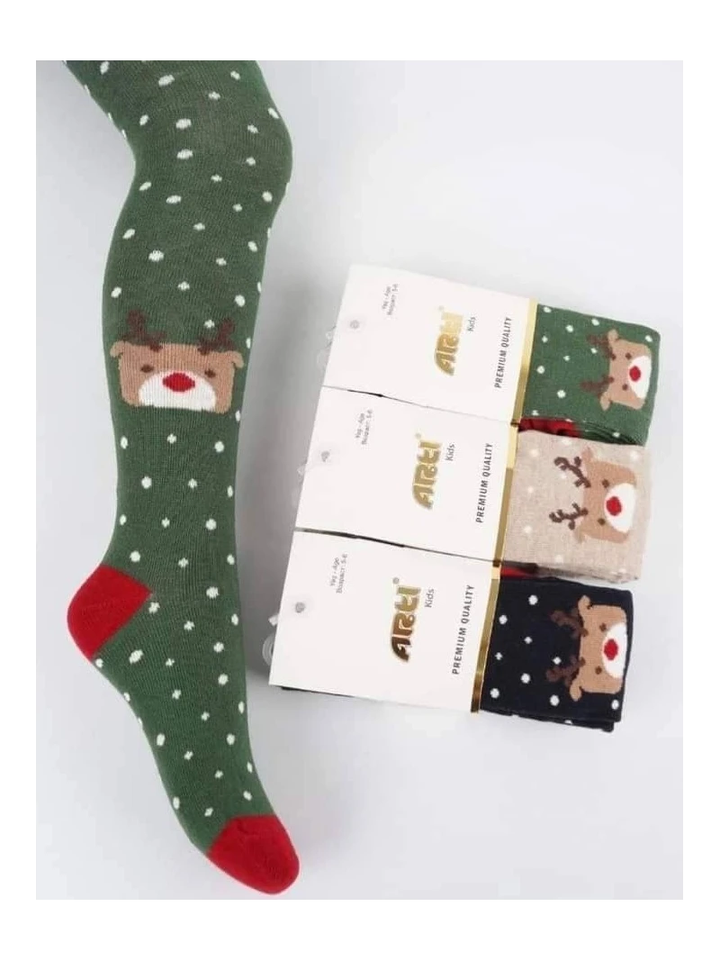 Detské Vianočné pančušky so sobíkmi