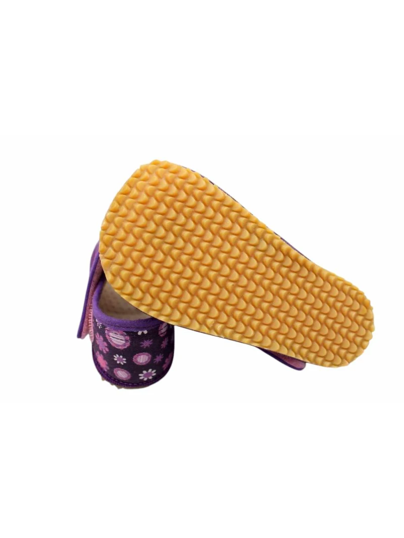 Dievčenské papuče Beda Violet Flower