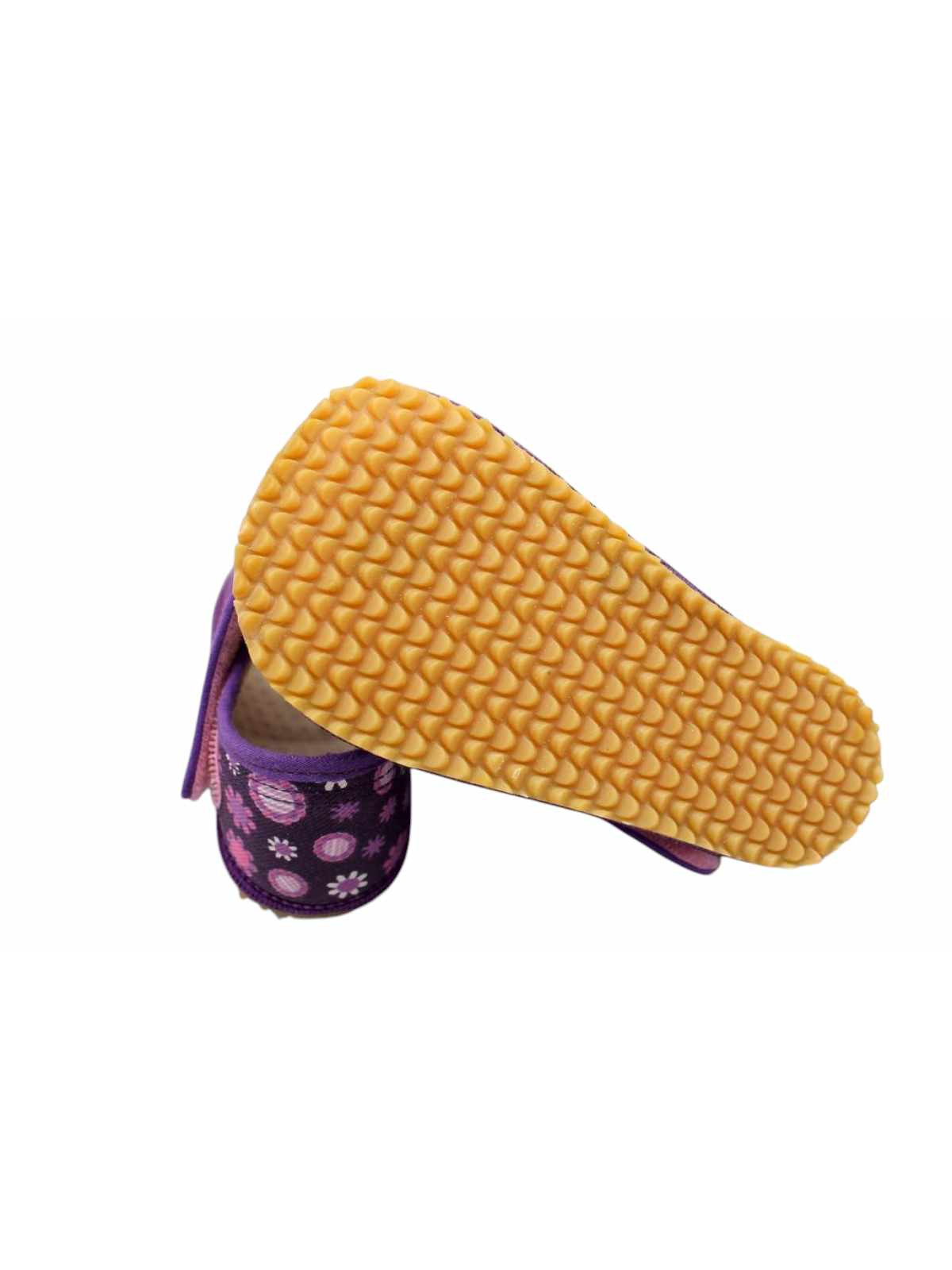 Dievčenské papuče Beda Violet Flower