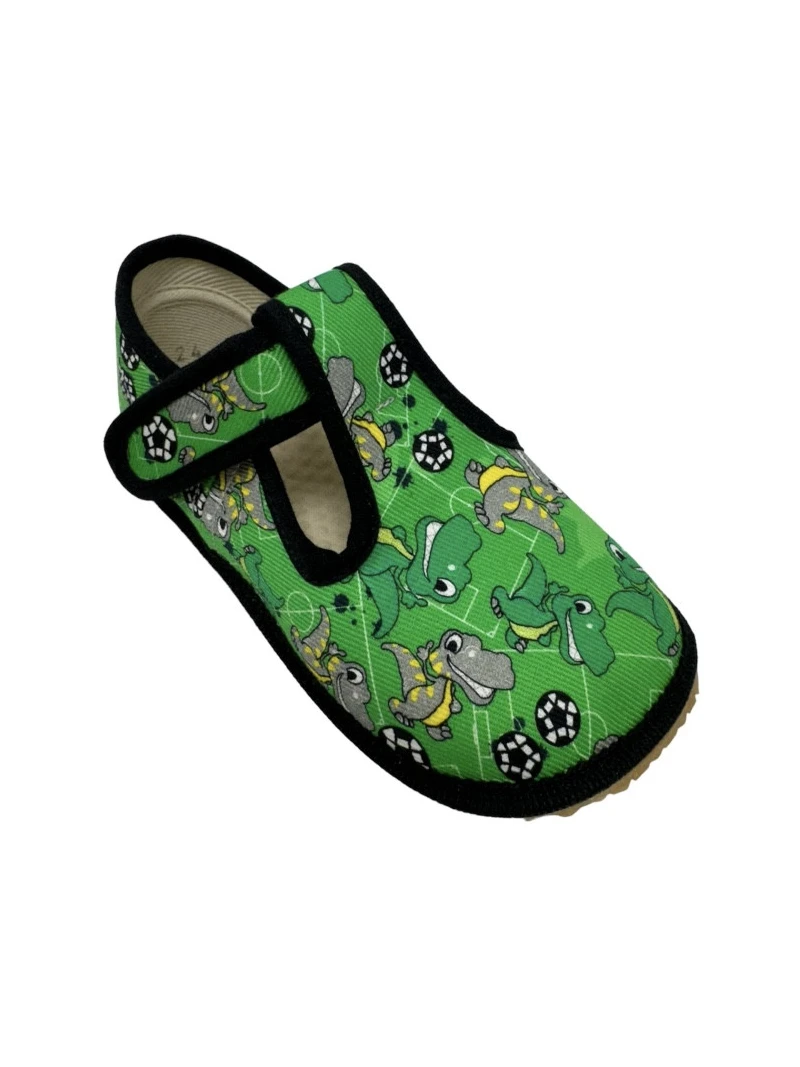 Chlapčenské papuče Green Dinoball