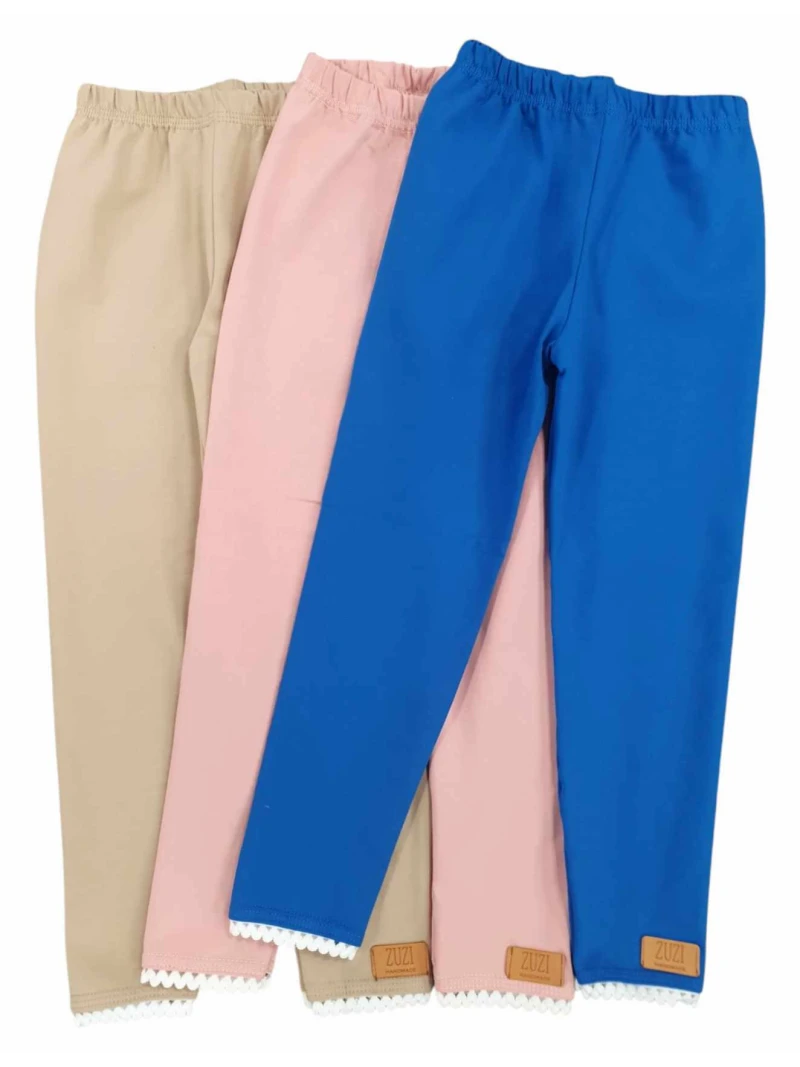 Dievčenské legíny Zuzi handmade 3 farby