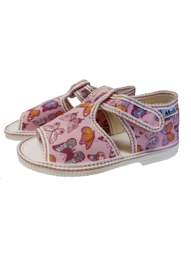 Detské papuče MANIK motýl